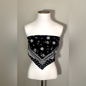 Forever21 bandanna style top